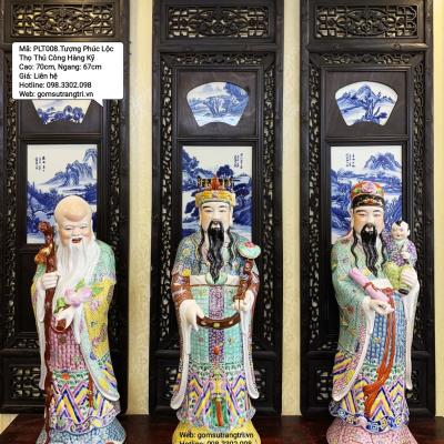 Tượng Phúc Lộc Thọ Thủ Công Hàng Kỹ